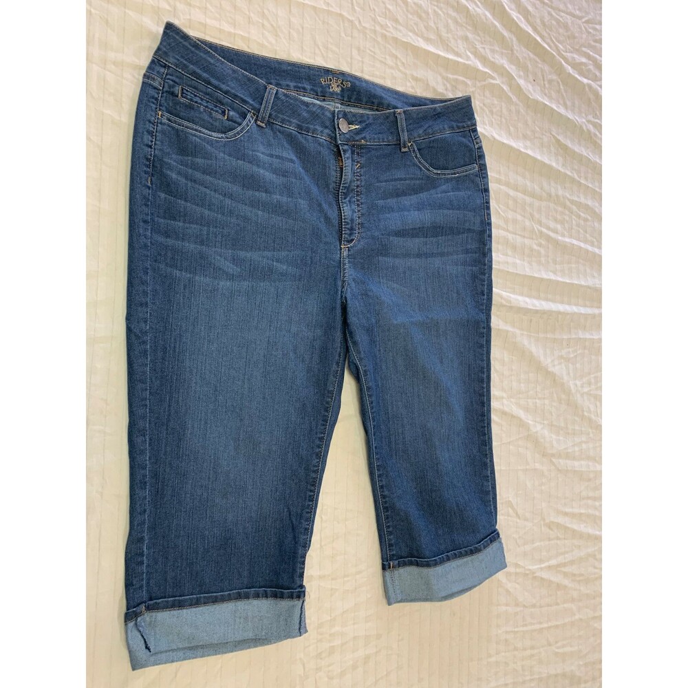 RIDERS BY LEE WOMENS JEANS CAPRIS PANTS SIZE 18
